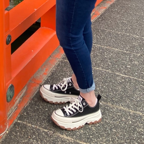 Converse All Star Trekwave React 2.0 鋸齒厚底帆布鞋低筒 ... - Picture 6 of 12